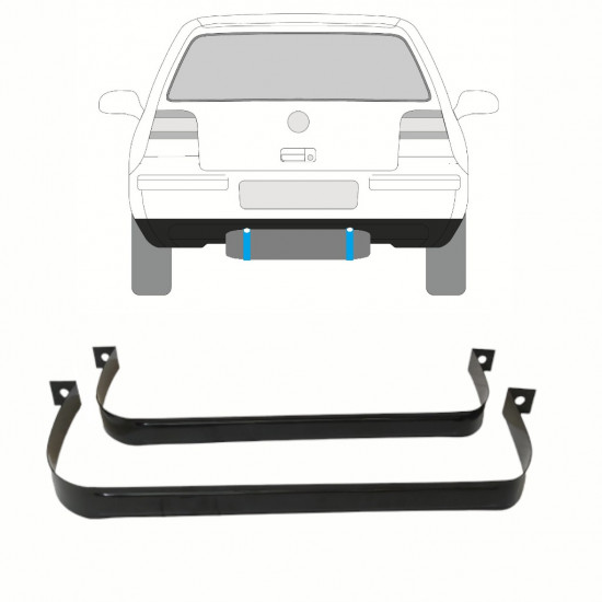 Obejmy zbiornika paliwa do Volkswagen Golf 4 / Golf 5 10165