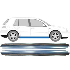 Reperaturka progu do Volkswagen Golf 4 1997-2006 / Lewa = Prawa (symetryczny) / Zestaw 10546