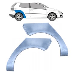 Reperaturka błotnika tylnego do Volkswagen Golf 5 2003-2009 / Lewa+Prawa / Zestaw 9487