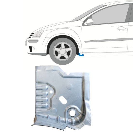 Reperaturka zakończenia progu do Volkswagen Golf 5 2003-2009 / Lewa 14907