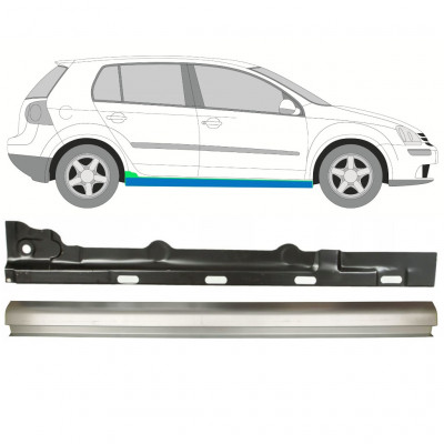 Reperaturka progu wewnętrzna + zewnętrzna do VW Golf 5 2003-2009 / Prawa / Zestaw 11708