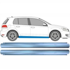Reperaturka progu do Volkswagen Golf 6 2008-2013 / Lewa = Prawa (symetryczny) / Zestaw 10470