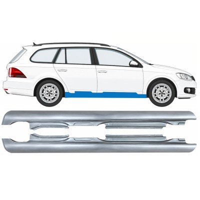 Pełny próg do Volkswagen Golf 6 2008-2013 / Lewa+Prawa / COMBI 17049