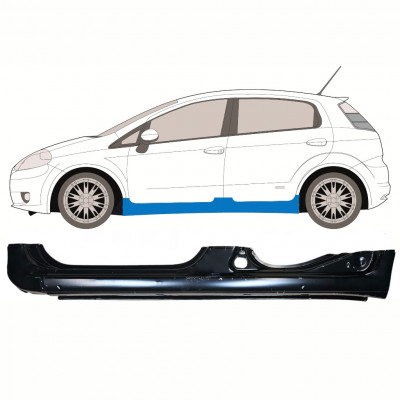 Reperaturka progu do Fiat Punto / Grande / Evo 2005-2018 / Lewa 8638