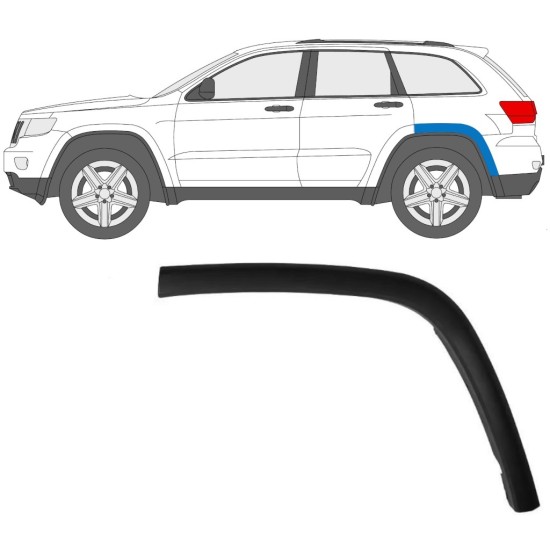 Listwa boczna błotnika tylnego do Jeep Grand Cherokee 2010-2021 / Lewa 15850
