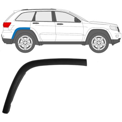 Listwa boczna błotnika tylnego do Jeep Grand Cherokee 2010-2021 / Prawa 15849