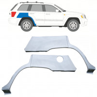 Reperaturka błotnika tylnego do Jeep Grand Cherokee 2005-2010 / Lewa+Prawa / Zestaw 10657