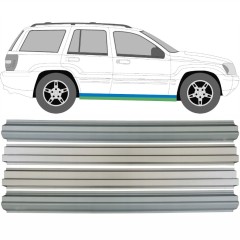 Reperaturka progu wewnętrzna + zewnętrzna do Jeep Grand Cherokee 1998-2005 / Lewa+Prawa / Zestaw 9482