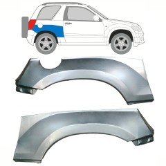 Reperaturka błotnika tylnego część górna do Suzuki Grand Vitara 2005-2014 / Lewa+Prawa / Zestaw 10267