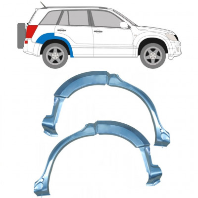 Reperaturka błotnika tylnego do Suzuki Grand Vitara 2005-2012 / Lewa+Prawa / Zestaw 9220