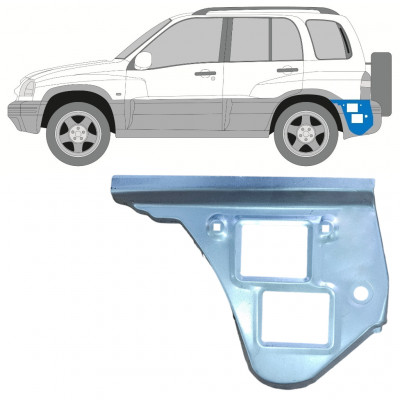 Reperaturka błotnika tylnego do Suzuki Grand Vitara 1997-2005 / Lewa 11693