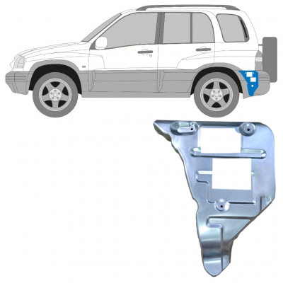 Reparaturka mocowania tylnego zderzaka do Suzuki Grand Vitara 1997-2005 / Lewa 11700