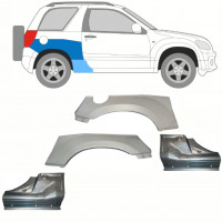 Reperaturka progu + błotnika tylnego do Suzuki Grand Vitara 2005-2012 / Zestaw 10842