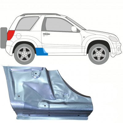 SUZUKI GRAND VITARA 2005-2012 3 DRZWIOWY PRÓG / PRAWA STRONA