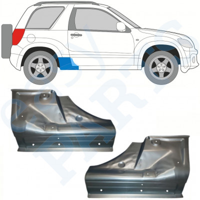 SUZUKI GRAND VITARA 2005-2012 3 DRZWIOWY PRÓG / ZESTAW