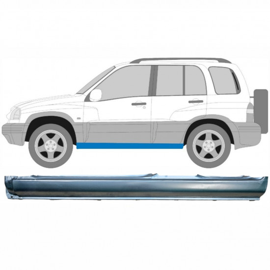 Pełny próg do Suzuki Grand Vitara 1997-2005 / Lewa 5091