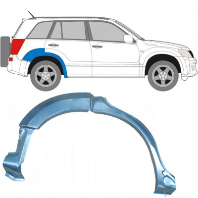 SUZUKI GRAND VITARA 2005-2012 REPERATURKA BŁOTNIKA TYLNEGO / PRAWA STRONA