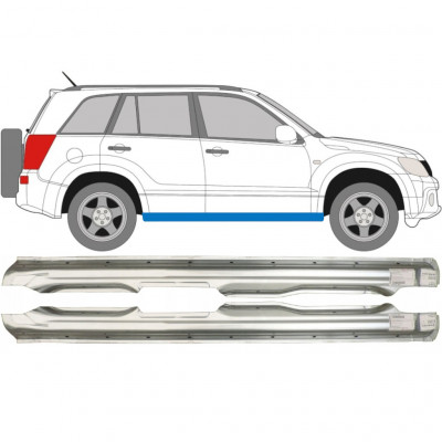 Pełny próg do Suzuki Grand Vitara 2005-2012 / Lewa+Prawa / Zestaw 9237