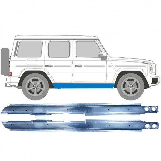 Reperaturka progu do Mercedes G-Class 1979- / Lewa+Prawa / Zestaw 9441