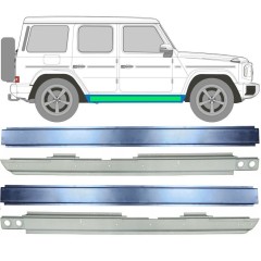 Reperaturka progu wewnętrzna + zewnętrzna do Mercedes G-Class W460 W461 W463 1979-2017 / Zestaw 11775