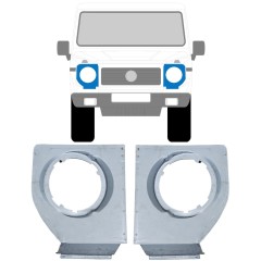 Uchwyt reflektora do Mercedes G-Class W460 W461 W463 1979-2017 / Lewa+Prawa / Zestaw 11896