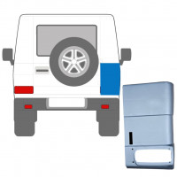 Reperaturka narożnika tylnego / bez otworu na wlew paliwa do Mercedes G-Class 1992- / Prawa 5551