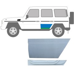 Reperaturka drzwi tylnych wewnętrzna + zewnętrzna do Mercedes G-Class W460 W461 W463 1979- / Lewa / Zestaw 9468