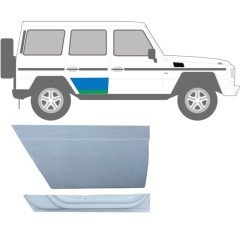 Reperaturka drzwi tylnych wewnętrzna + zewnętrzna do Mercedes G-Class W460 W461 W463 1979-2017 / Prawa / Zestaw 9467