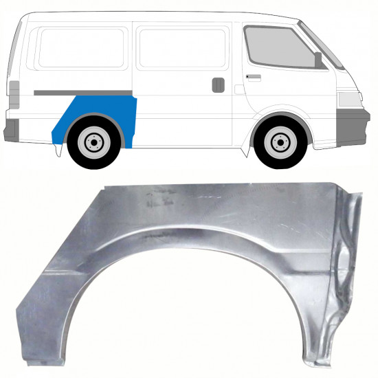 Reperaturka błotnika tylnego do Toyota Hiace 1989-1995 / Prawa 8357