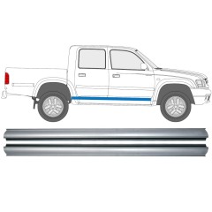 Reperaturka progu do Toyota Hilux 1998-2005 / Lewa = Prawa (symetryczny) / Zestaw 9965
