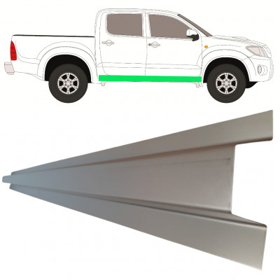 TOYOTA HILUX 2005-2015 WEWNĘTRZNA REPERATURKA PROGU / PRAWA STRONA = LEWA STRONA