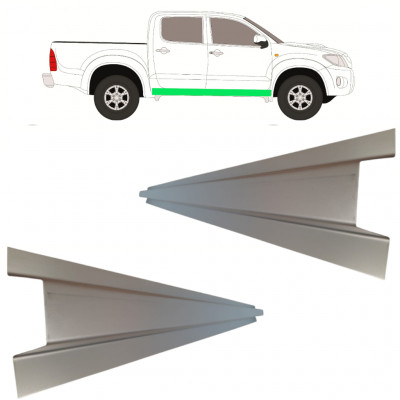 TOYOTA HILUX 2005-2015 WEWNĘTRZNA REPERATURKA PROGU / PRAWA STRONA + LEWA STRONA / ZESTAW