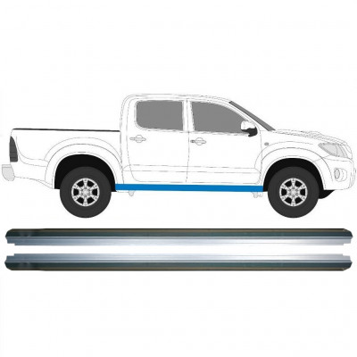 Reperaturka progu do Toyota Hilux 2005-2015 / Lewa = Prawa (symetryczny) / Zestaw 9576