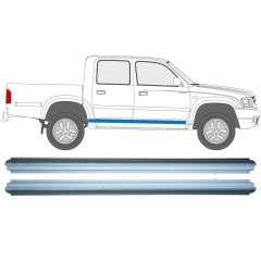 Reperaturka progu do Toyota Hilux 1998-2005 / Lewa = Prawa (symetryczny) / Zestaw 9614