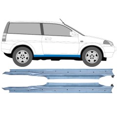 Pełny próg do Honda HR-V 1999-2006 / Lewa+Prawa / Zestaw 10451