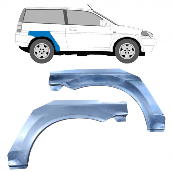 Reperaturka błotnika tylnego do Honda HRV 1999-2006 / Lewa+Prawa / Zestaw 9206