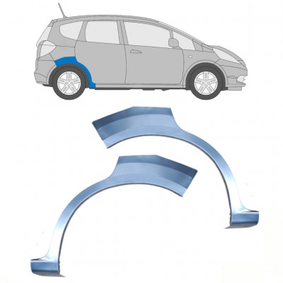 Reperaturka błotnika tylnego do Honda Jazz GE 2008-2015 / Lewa+Prawa / Zestaw 10297