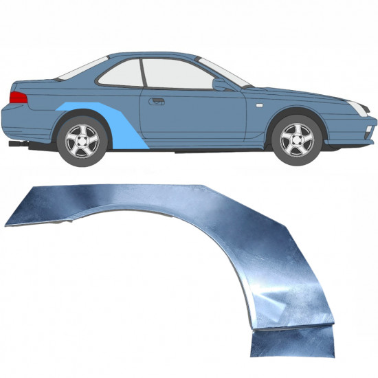 Reperaturka błotnika tylnego do Honda Prelude 1996-2001 / Prawa 8062