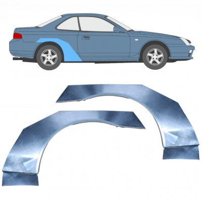 Reperaturka błotnika tylnego do Honda Prelude 1996-2001 / Lewa+Prawa / Zestaw 9832