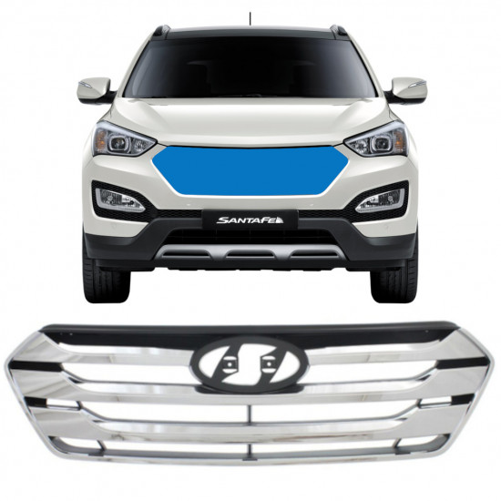 Grill do Hyundai Santa Fe 2012-2018 7520