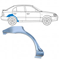 Reperaturka błotnika tylnego do Hyundai Accent 2000-2006 / Prawa 7593