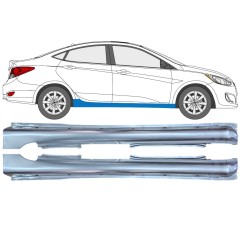 Pełny próg do Hyundai Accent 2010- / Lewa / Prawa / Zestaw 12801