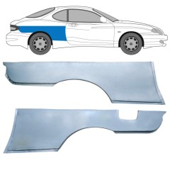 Reperaturka błotnika tylnego do Hyundai Coupe 1996-2002 / Lewa+Prawa / COUPE / Zestaw 6307
