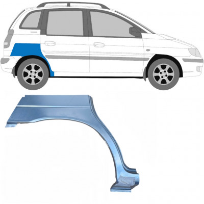 Reperaturka błotnika tylnego do Hyundai Matrix 2001-2010 / Prawa 5434