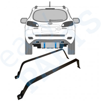 HYUNDAI SANTA FE 2006-2012 OBEJMY ZBIORNIKA PALIWA