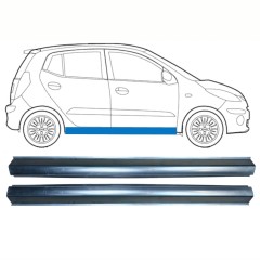 Reperaturka progu do Hyundai i10 2008-2013 / Lewa = Prawa (symetryczny) / Zestaw 10237