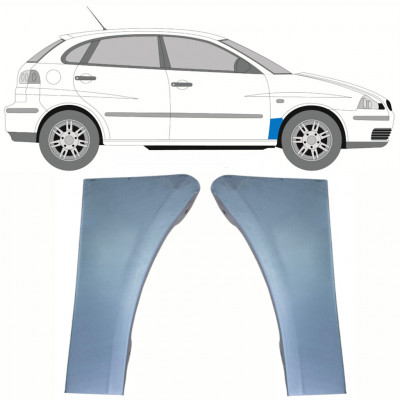 Reperaturka błotnika przedniego do Seat Ibiza Cordoba 2002-2008 / Lewa+Prawa / Zestaw 10262
