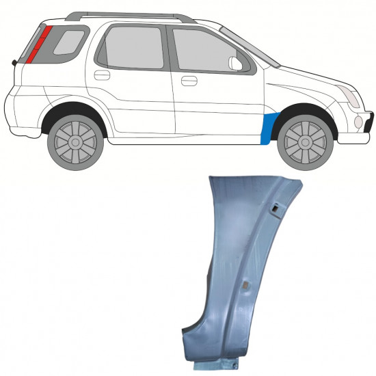 Reperaturka błotnika przedniego do Suzuki Ignis 2000-2008 / Prawa 11130