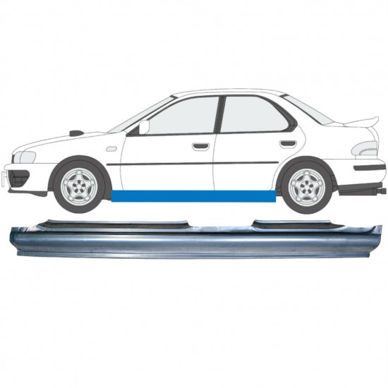 Pełny próg do Subaru Impreza 1992-2000 / Lewa 5652