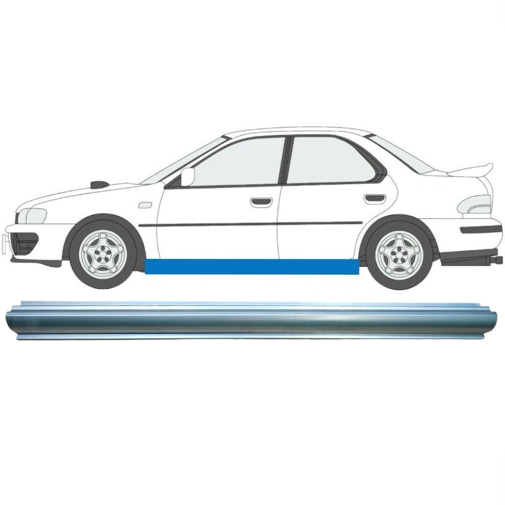 Reperaturka Progu Do Subaru Impreza 1992-2000 / Lewa 7010